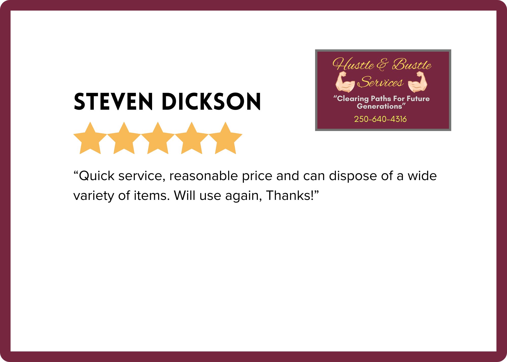 Junk Removal Service Review
