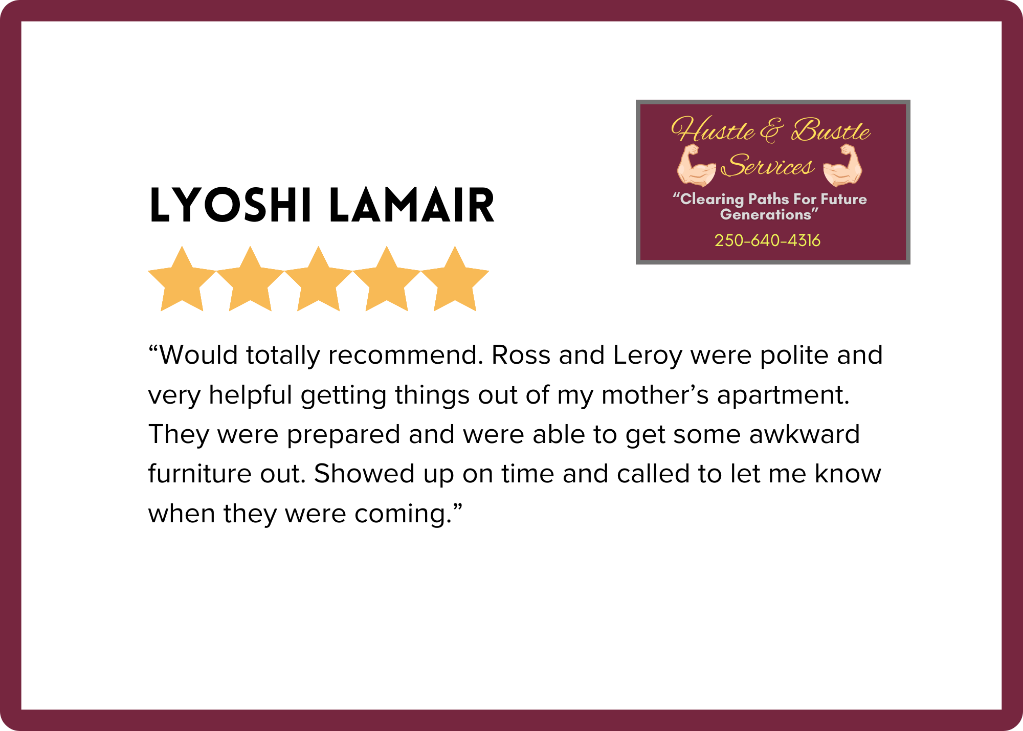 Junk Removal Service Review