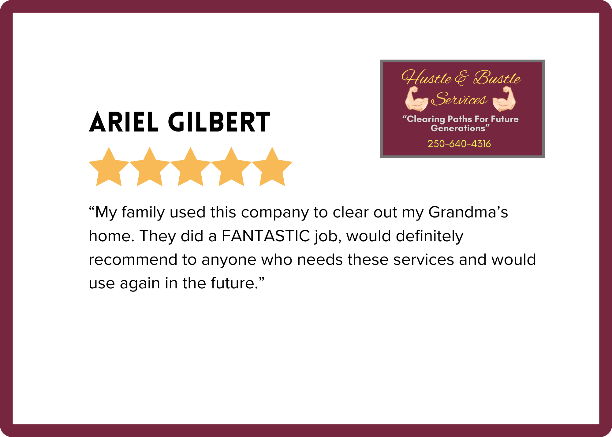 Junk Removal Service Review