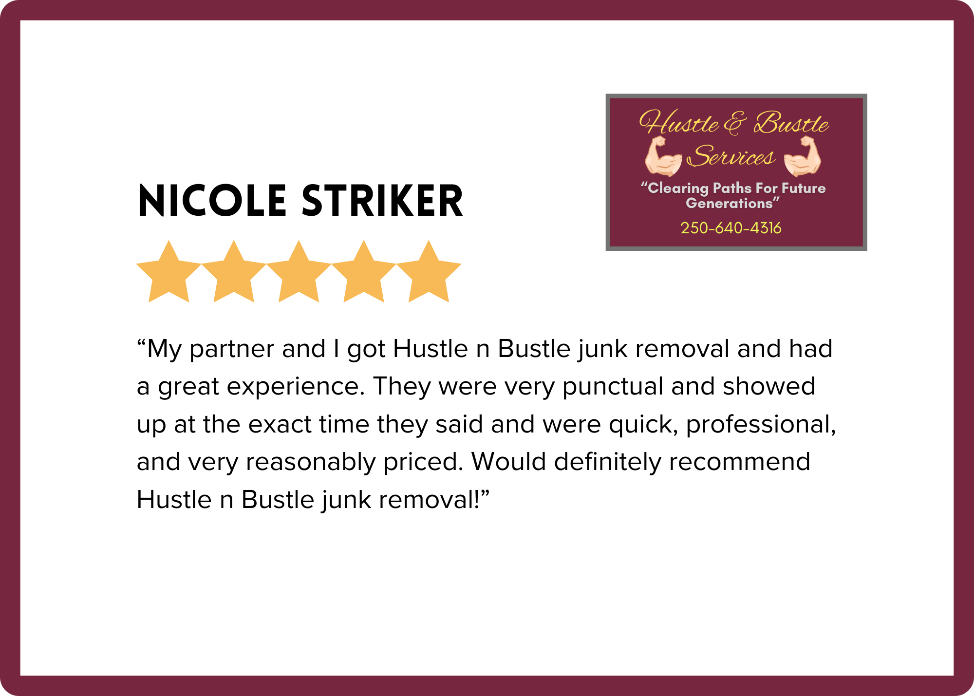 Junk Removal Service Review
